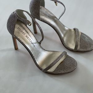 Stuart Weitzman Nudistsong metallic sandal